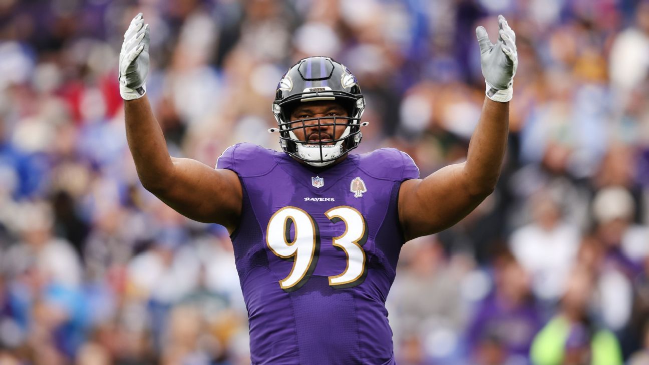 Calais Campbell Kembali Berseragam Baltimore Ravens