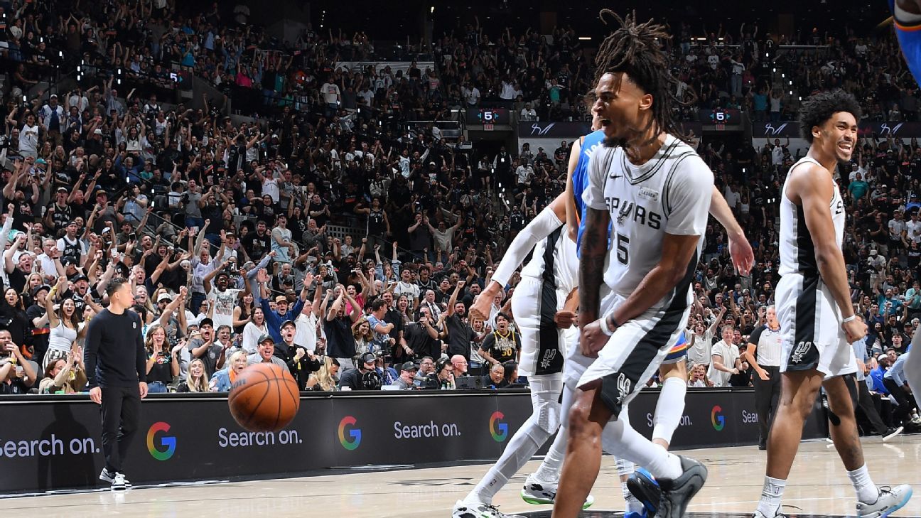 Spurs Menang Telak atas Thunder di Game 4 NBA Playoffs